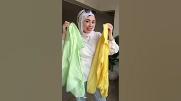 البلوزه التريندى بالوانها الجناان اللى هتلبسيها بكذا طريقه مصر اكسبلور Hijab شاهد ترند العراق 