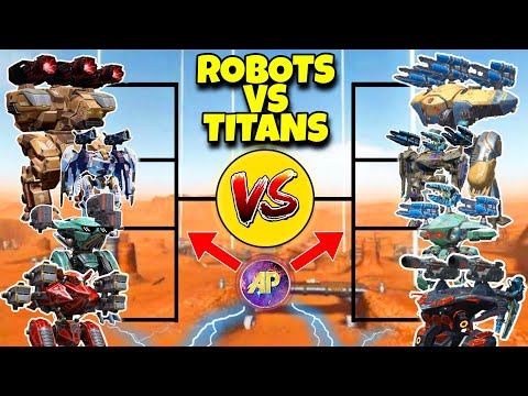 🔥 ALL ROBOTS VS TITANS ABILITIES COMPARISON! || WAR ROBOTS WR ||