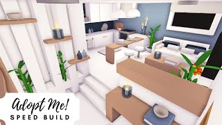 Aesthetic Blue Tiny Home Speed Build ? Roblox Adopt Me