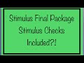 Final Stimulus Package & Checks for Low Income, Social Security, SSDI, SSI, Monday December 7 Update
