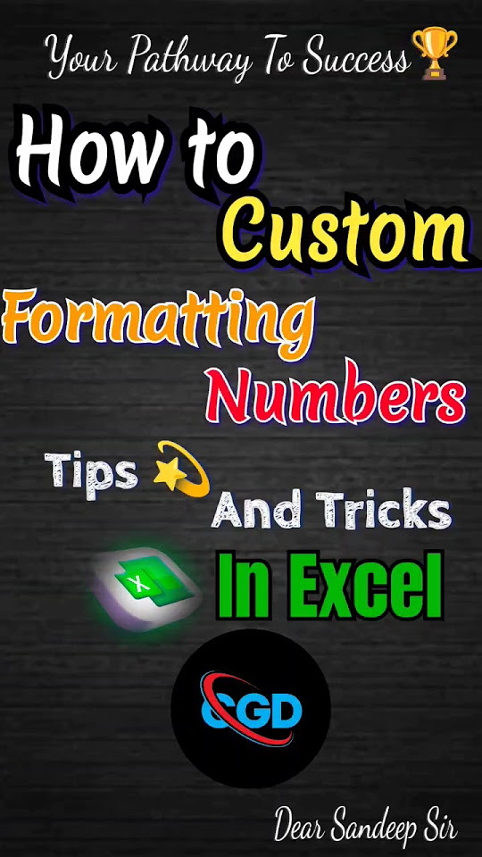 How to custom formatting numbers in excel tips and tricks exceltips