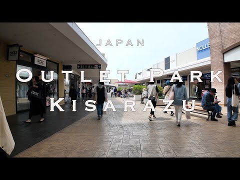 Kisarazu Premium Outlets 4K Walking Tour Tokyo Japan Tour with Captions & Immersive Sound.木更津アウトレット