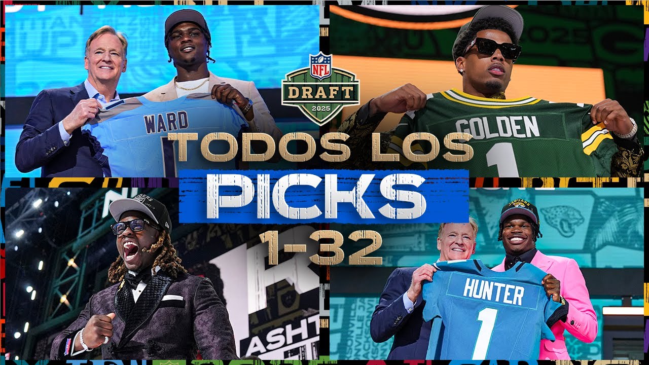 NFL DRAFT 2025: Revive todos los Picks de la Primera Ronda