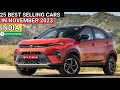 25 best selling cars in november 2023 in india  25 most selling cars in india november 2023