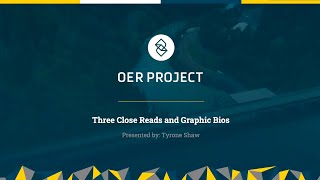 Skills Clinic: Graphic Biographies and Three Close Reads | OER Project