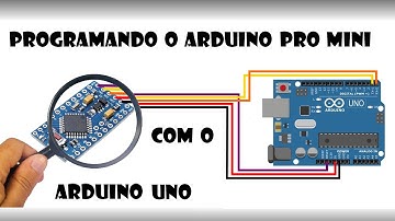 Arduino - Programando o Arduino Pro mini com o Arduino Uno