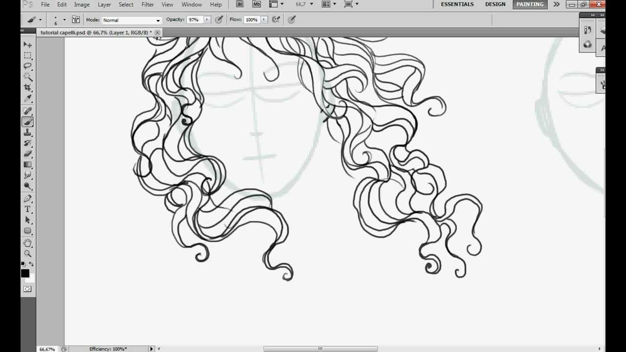 How I Draw Curly Hair YouTube