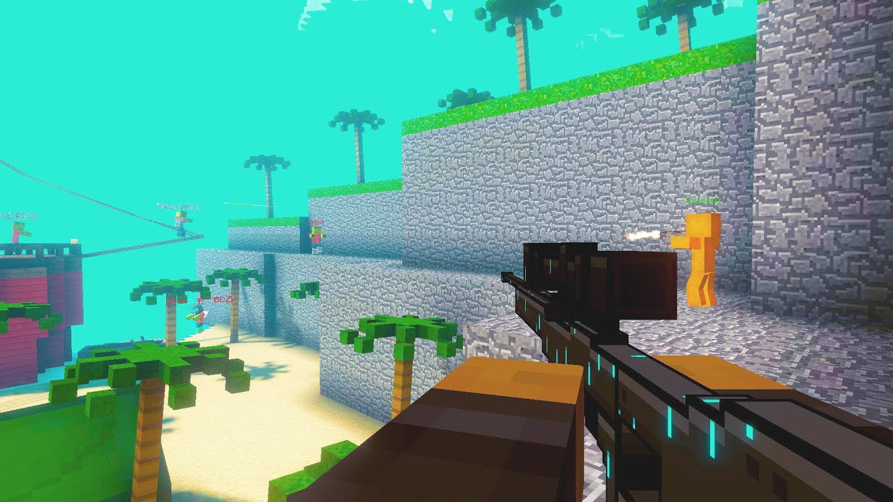 This Game Is Minecraft But With Guns