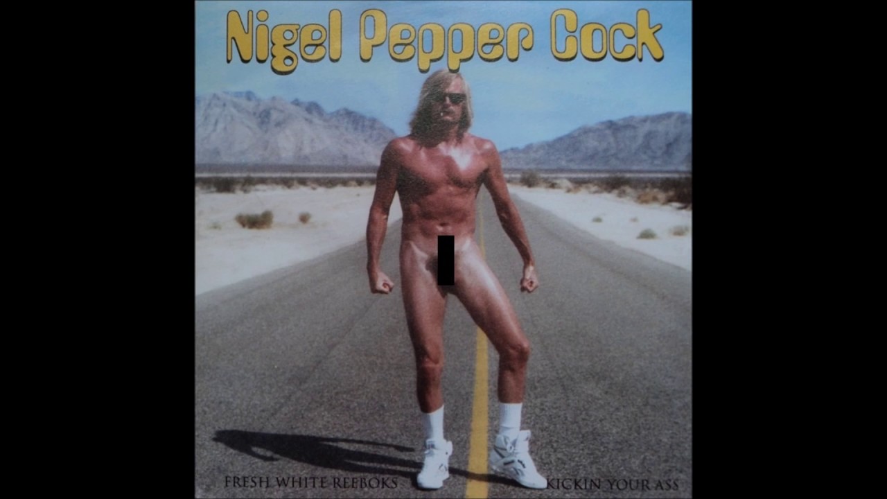 Nigel, Pepper, Cock, rock, with, the, fresh, white, reeboks, kicking, kicki...