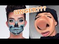 james charles trying to sing for 4 minutes straight