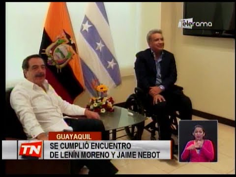 Se cumplió encuentro de Lenín Moreno y Jaime Nebot
