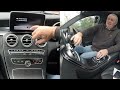 How to set the sat nav system in a 2016 Mercedes Benz C Class