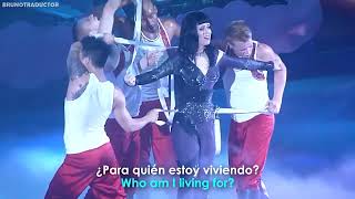 Katy Perry - Who Am I Living For // Lyrics + Español [California Dreams Tour]