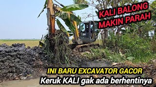 HABIS SUDAH POHON POHON PISANG WARGA DI HAJAR EXCAVATOR❗️KALI BALONG MAKIN KESINI MAKIN PARAH❗️