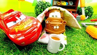 Мультики про машинки. Гонки Маквина и Вспыша. Видео для мальчиков.