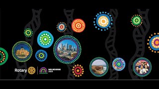 Flag Ceremony Rotary International Convention 2023, Melbourne Australia