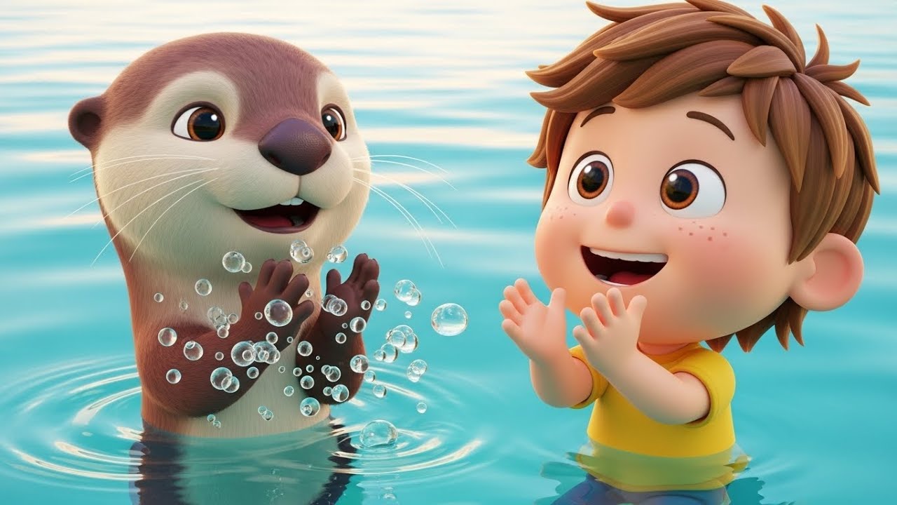 Oops! Baby Otter Spilled the Bubble Cup | Funny Toddler Song | Kids Rhymes