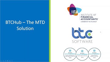BTCSoftware x IFA: Making Tax Digital - The Present and the Future Webinar