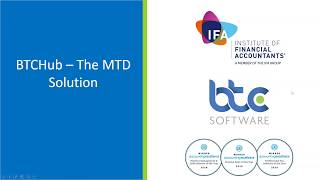 BTCSoftware x IFA: Making Tax Digital - The Present and the Future Webinar screenshot 4