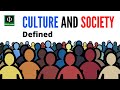 Culture and society defined