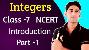 Integers - Class 7 - 