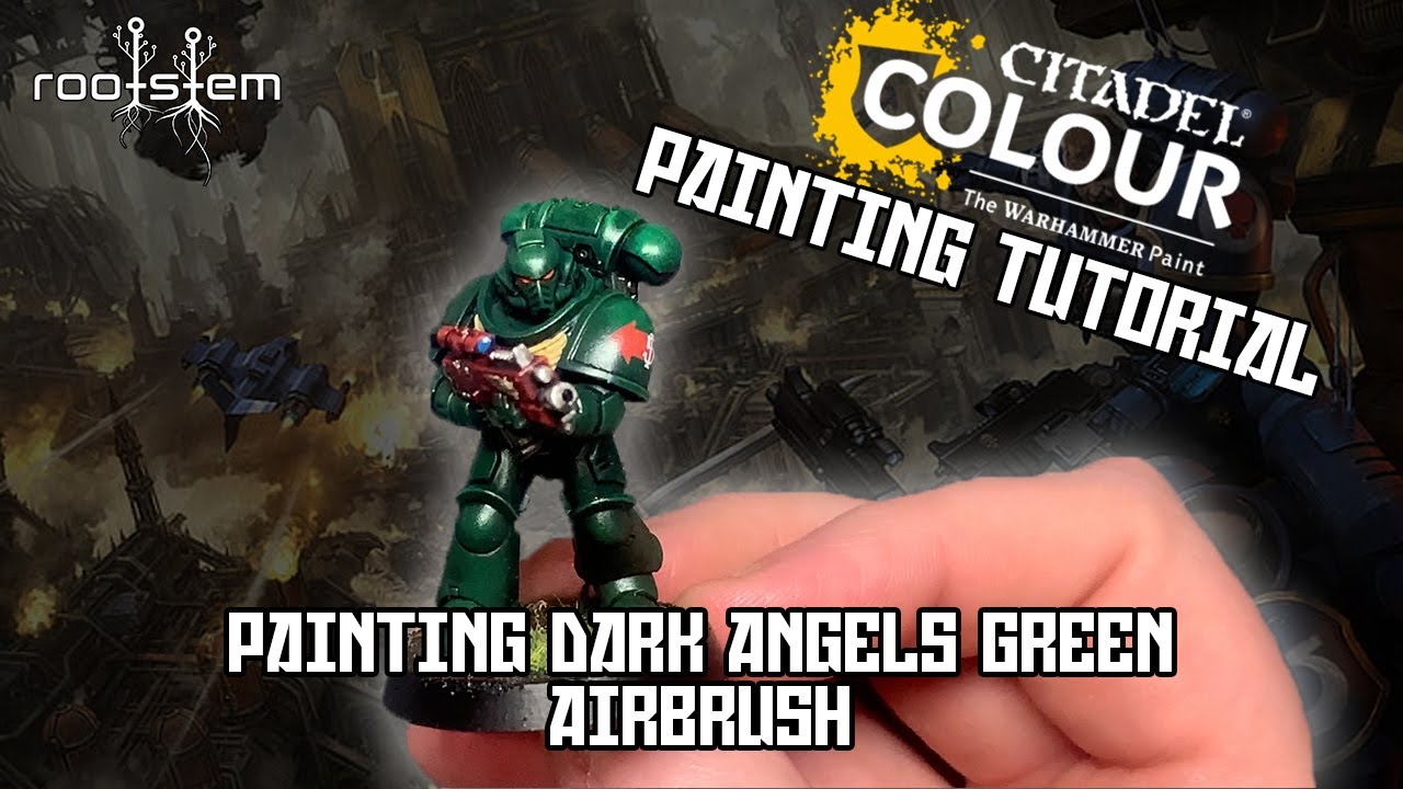 Dark Angels Green Armour Painting Tutorial