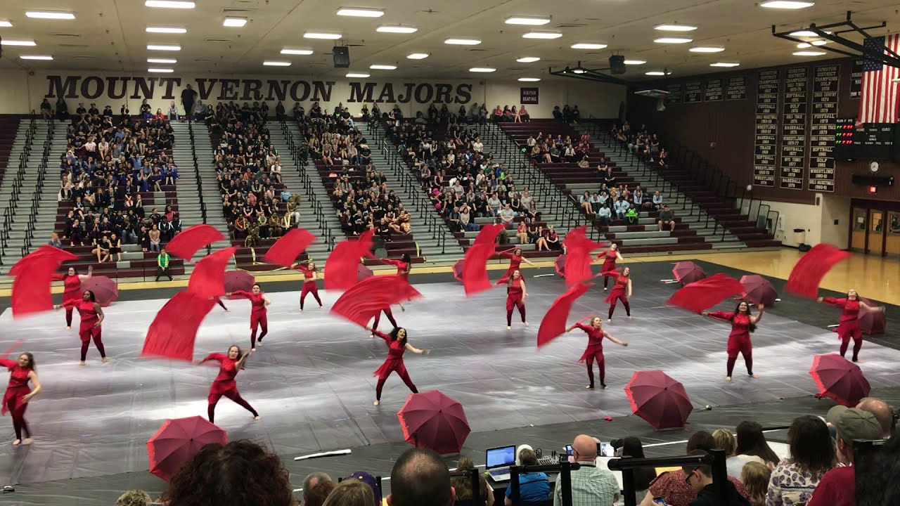 Grassfield HS Winterguard 2019 - "Red Rain"