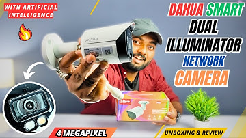 Dahua Smart Dual Illuminators Network Camera | 4MP AI Camera ⚡| Unboxing and In-Depth Review 🔥
