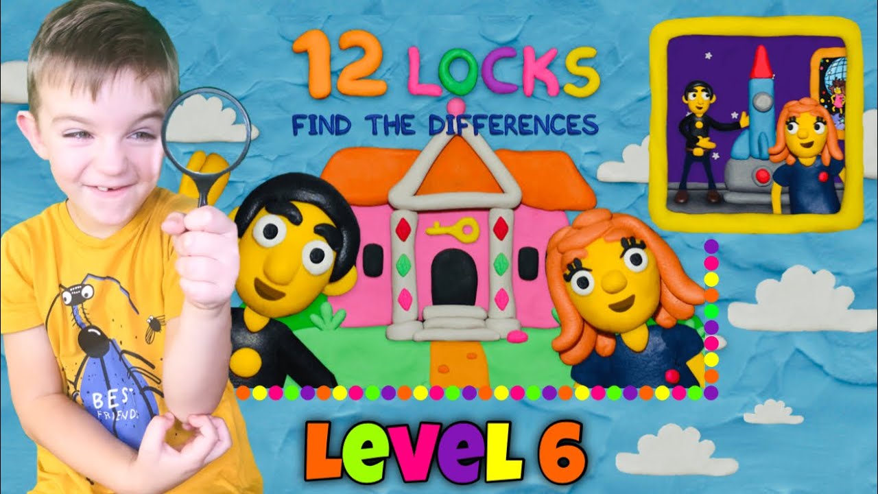 12 Locks Find The Differences Level 6 - YouTube