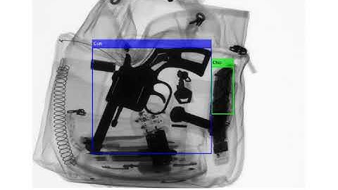 Automatic detection of suspicious items  in a passenger luggage in X-ray scan video(1).