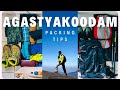 What to pack for agasthyakoodam trek  agasthyarkoodam trek  agasthyamalai  backpacking  tips
