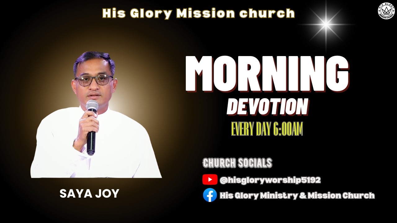 2.3.2026 | 6:00 Am | Word Of God - Saya JOY | Daily Morning Devotion Session
