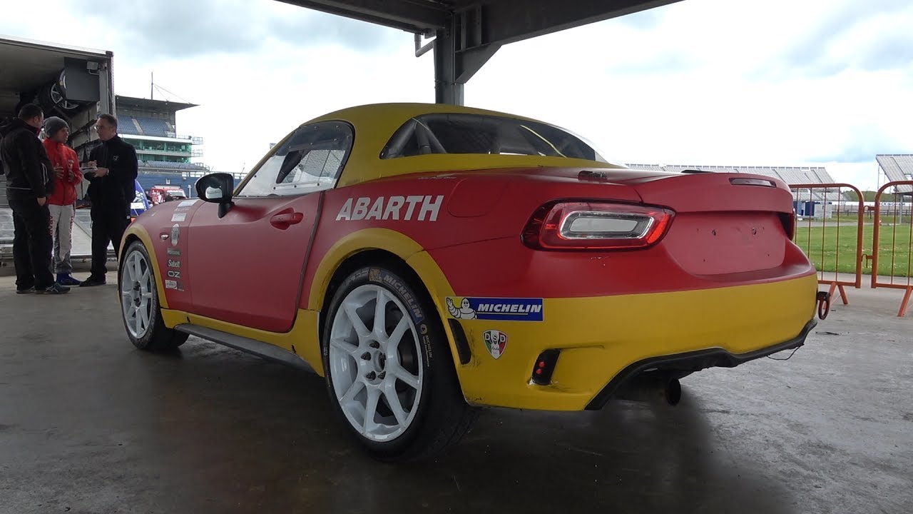 2 Laps in the Insane Abarth 124 Rally! (Abarth Day 2017)