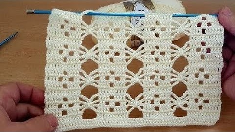 Perfeckt👌Very Easy!Crochet scarf,Shawl,blouse,runner,curtain Pattern Tutorial