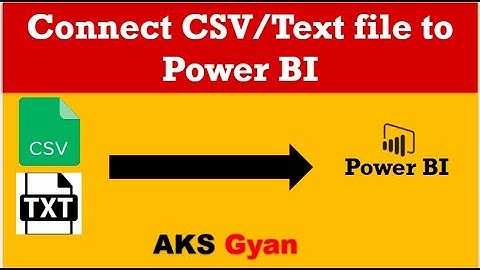 How to Connect CSV file in Power BI | How to Connect Text file in Power BI | #powerbix #dataanalysis