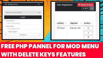 HOW TO MAKE KURO PANNEL FOR MOD MENU WITH FREE WEB HOSTING ONLINE MOD NAME AND STATUS