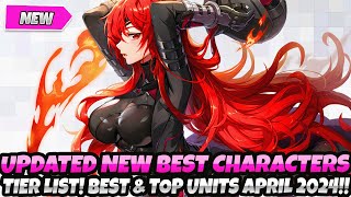 *UPDATED NEW BEST CHARACTERS TIER LIST!* BEST & TOP UNITS FOR APRIL 2024 (Tower of God New World)