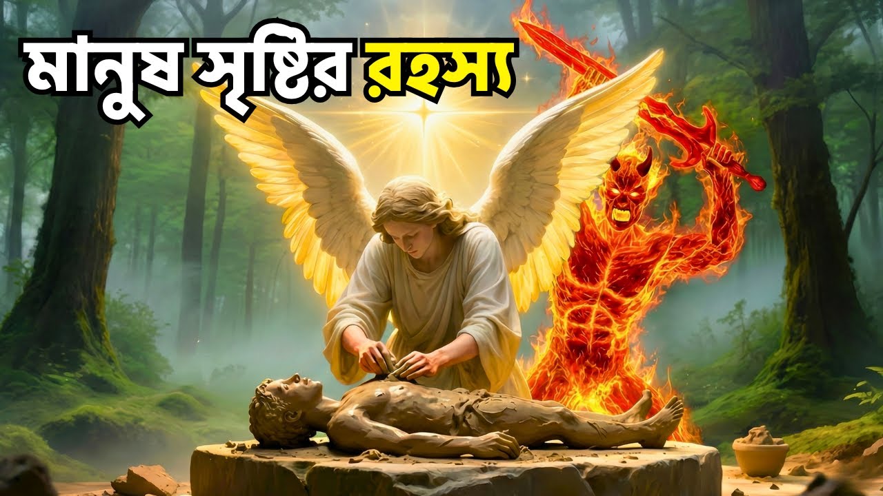 মানুষ সৃষ্টির রহস্য 😱 ।। Secret of Creation of Adam A.S ।। Islamic Story