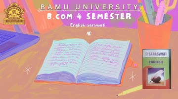 B.A, b.com, b.sc 4 semester English sarswati || BAMU University English sarswati 2023