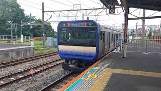 横須賀総武快速線E235系成田発車