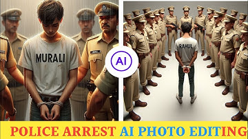Police Arrest Ai Photo Video Editing | Rangdari Ai Photo Editing | Bing Ai Image Creator