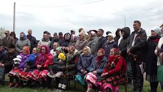 Митинг, посвященный перезахоронению земли с братской могилы, где похоронен Шуматов Николай