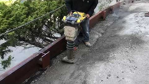 This video shows compacting with a “Jumping Jack” compactor, to meet the specification