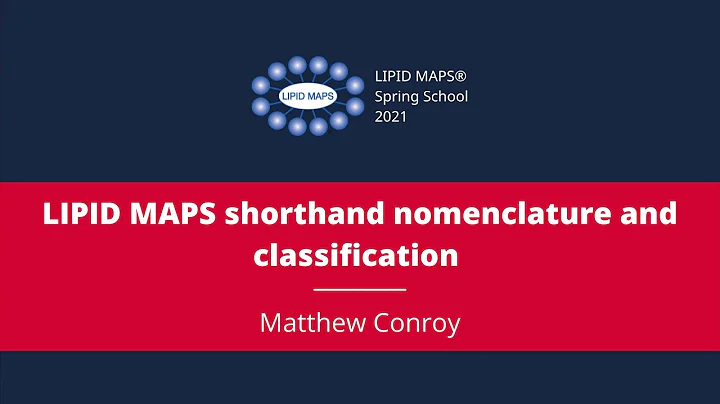 Matthew Conroy- LIPID MAPS shorthand nomenclature ...