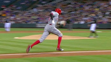 CIN@COL: Hamilton races home on throwing error