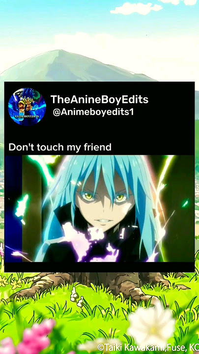 Demon Lord Rimuru Tempest Angry Moment #shorts #shortsfeed #anime