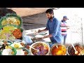 Hardworking Young Boy Selling Unlimited Food | Best And Cheapest Street Food In India | Food Bandi