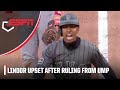 Francisco lindor is heated after being called out for running too wide  espn mlb