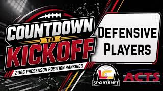 2026 Defensive Player Rankings - Countdown to Kickoff - LC SportsNet