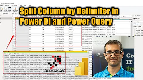 Split Column by Delimiter in Power BI and Power Query